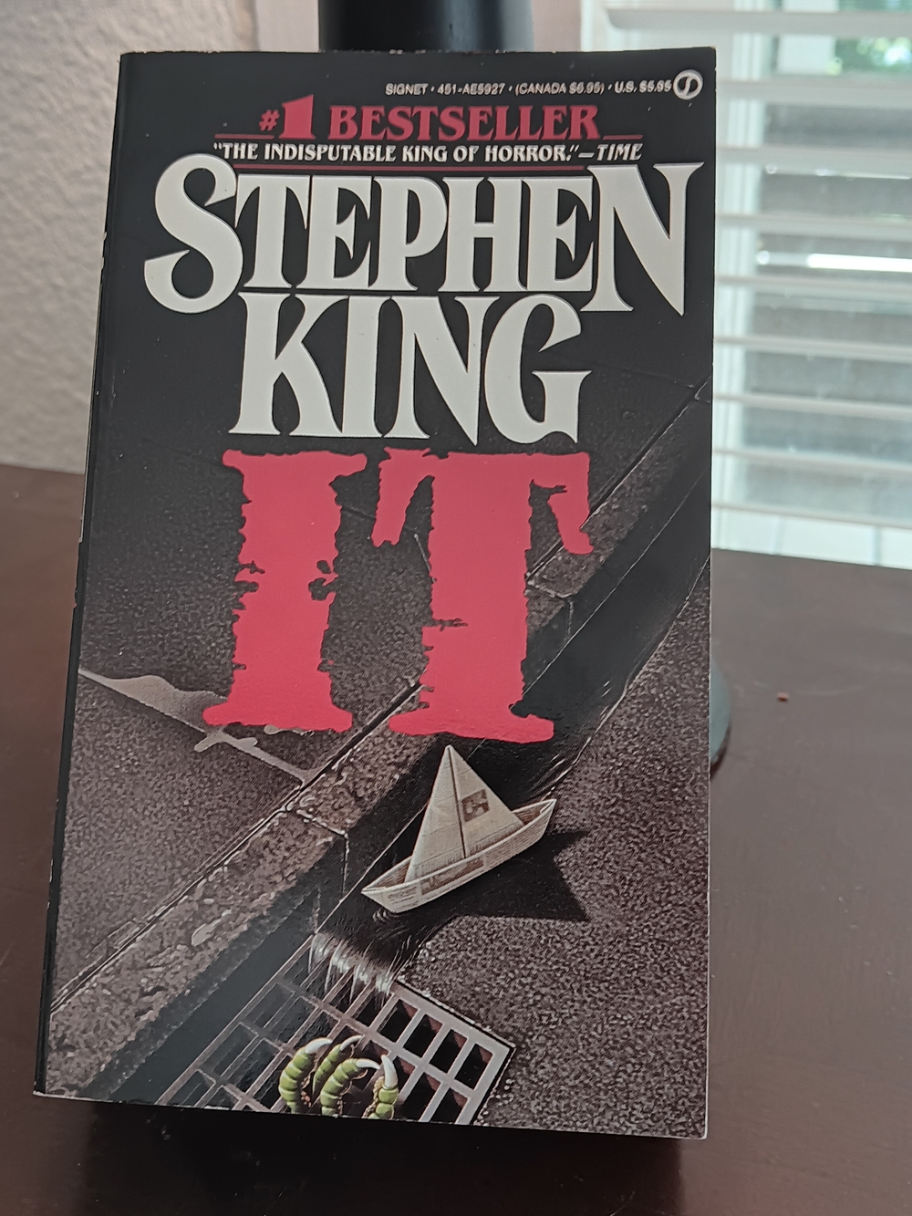 VINTAGE 1986 STEPHEN KING IT SIGNET AE 5927 MASS MARKET PAPERBACK HORROR CLASSIC